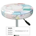 thumbnail image 4 of Easygdp Cute Elephant Bunny Flying With Balloon Easy To Install Bar Chair Cover&Cound Chair Cover&Elastic Stool Cover, Washable&Bottom With Elastic Edge - 14 Inch, 4 of 7