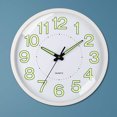 thumbnail image 3 of Reloj de pared redondo 12 pulgadas que brilla en la oscuridad Wdftyju, 3 of 9