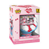 Funko Bitty POP Bouquet: Sanrio - My Melody and Kuromi Valentine's Day Collectible Vinyl Figures