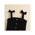 thumbnail image 5 of Kiapeise Toddler Baby Girls Summer Clothes Sets Straps Ribbed Knit Crop Tank Tops Mini Skirt 2PCS Outfit, 5 of 9