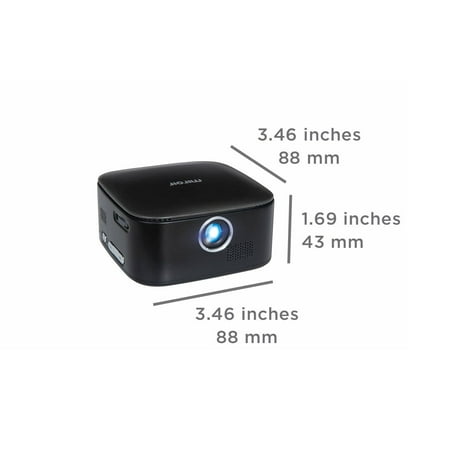 Miroir Refurbished Micro M75 DLP Portable Projector - Black