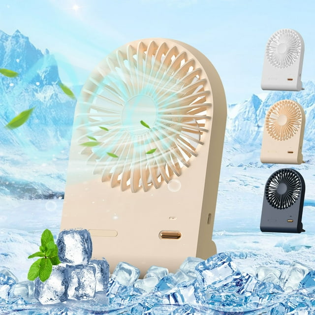 Vacemry Ventilateur de Bureau Alimenté par USB à Moins de 5 $, Design Pliable avec Direction de Tête Réglable, Dispositif de Refroidissement Portable pour Bureau, Circulateur d'Air Personnel