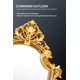 thumbnail image 2 of Espejo de pared decorativo con forma de escudo dorado, 40,6 cm de largo x 28,9 cm de ancho, 2 of 5