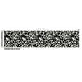 thumbnail image 2 of Ambesonne Vines Fabric by the Yard Upholstery, Monotone Grape Leaves Art, 3 Yards, Charcoal Grey Off White, 2 of 4