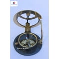 thumbnail image 3 of Brass Sundial Compass - Solid Brass Sun Dial Beautiful Antique Look Nautical Sundial Compass, 3 of 5