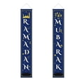 thumbnail image 2 of Ramadán EID Mubarak Decoraciones Banner, Ramadán musulmán EID Bienvenido Porche Sign, Islámico Eid Festival Decoración y suministros BLESIY Banners de decoraciones de porche, 2 of 8