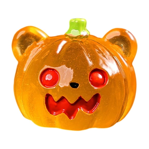 Halloween Cute Transparent Resin Mini Ornament, Colourful Jelly Ornament, Glowing without Power Source, Halloween Decorations, Halloween Decorations Outdoor, Horrible Party Decors