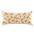 thumbnail image 3 of Pizza Pattern Pillowcase King Size 40''x20'' Satin Double-Sided Print Soft Wrinkle Resistant, 3 of 9