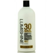 Option : 30/9% - 32 oz , Joico Lumishine Volume Cream Developer hair beauty, Pack of 1 w/ Sleekshop Pink Comb