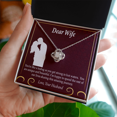 thumbnail image 3 of À Ma Fiancée Love Voyage Infini Noeud Collier Message Carte, 3 of 7
