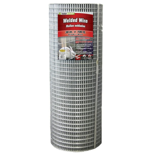 Yardgard 36 Inch By 100 Foot 16 Gauge 1 2 Inch By 1 Inch Mesh Galvanized Welded Wire Walmart Com Walmart Com
