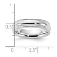 thumbnail image 5 of 925 Sterling Silver 5mm Comfort Fit Milgrain Band Ring Size 13.5, 5 of 6