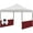 burgundy, variant on Half Walls for   Canopy Tent, 2 Packs, Burgundy