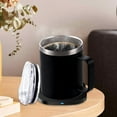 thumbnail image 5 of cup warmer,In 1 10.5oz Layer Lid 55℃/131℉ Warmer And Constant Temperature With Cup And Lid Layer 304 1 Coffee 55℃/131℉ Constant Temperature 10.5oz Cup Warmer Stainless Steel 304 Stainless, 5 of 6
