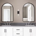 thumbnail image 2 of Designers Fountain Anton 17.5 inch 2-Light Matte Black Transitional Wall Sconce Light, D286M-2WS-MB, 2 of 9