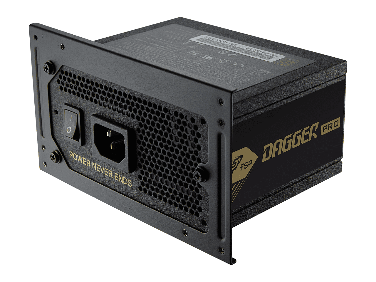 FSP Dagger Pro SDA2-650 - Power supply (internal) - SFX12V 3.3 - 80 PLUS Gold - AC 100-240 V - 650 Watt - active PFC