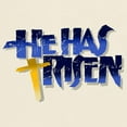 thumbnail image 3 of CafePress - He Has Risen Light T Shirt - Men's Classic Graphic T-Shirt, 3 of 4