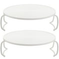 thumbnail image 1 of 2pcs Rouded Mircrowave Oven Rack Layered Steaming Tray Kitchen Accessory, 1 of 8
