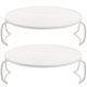 thumbnail image 1 of Estante de almacenamiento de platos de vapor de microondas multifuncional de 2 piezas Estante en capas de cocina, 1 of 8
