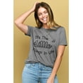thumbnail image 2 of It's The Little Things In Life Women's Fashion Relaxed T-Shirt Tee Heather Gray Large, 2 of 3