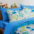 thumbnail image 2 of Sleep Zone Kids Twin Bedding Comforter Set - 5 Pieces Super Cute & Soft Bedding Sets & Collections with Comforter, Sheet, Pillowcase & Sham - Fade Resistant Easy Care (Cute Dino), 2 of 6
