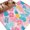 Blue, variant on Tropical Leaves Area Rug 6x9 Washable Rug Non Slip Pink Blue Summer Palm Flowers Pineapple Large Area Rug Soft Stainresistant Indoor Floor Carpet for Living Room Bedroom Office Dining Room Nursery