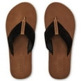 thumbnail image 4 of COBIAN Adult Female Paloma Flip Flop Sandals, Color: Black, Size: 09 (PLO24-001-09), 4 of 7