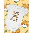 thumbnail image 3 of Cute Dogs On Shelves Bodysuit Infant -Image by Shutterstock,  6 Months, 3 of 4