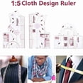 thumbnail image 5 of Plastic Clothes Design Ruler for Fabric Design, Suitable for Students, Designers, Pattern Designers and Tailors, 5 of 9