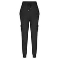 thumbnail image 7 of Miluxas Womens Sweatpants Clearance Baggy Comfy Lounge Pants Yoga Joggers Workout Scrub Clothes Casual Fall Fashion Black 2(XS), 7 of 7