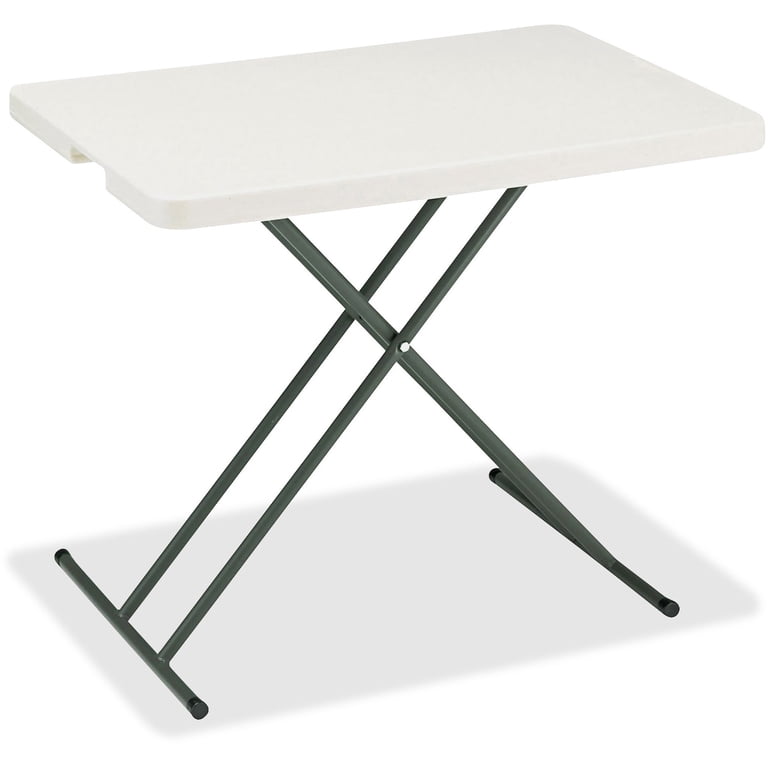 Iceberg IndestrucTable Classic Personal Folding Table, Adjustable