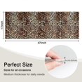 thumbnail image 5 of Brown and Black Leopard Print Kitchen Rug Mat,Kitchen Runner Rugs Non Skid Washable,Decorative Kitchen Floor Mats for Kitchen,Sink,Laundry,17"X47", 5 of 5