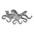 thumbnail image 6 of 18"L Nickel Plated Aluminum Nautical Marine Sea Octopus Wall Decorative Plaque, 6 of 9