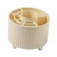 thumbnail image 5 of Makeup Brush Holder, Storage Box ,Pen Holder Makeup Brush Storage Bucket ,360 degree Rotating for Brush Vanity Bathroom Office ,Dresser Yellow, 5 of 9