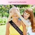thumbnail image 4 of 99th Birthday Sash & Tiara - MEANT2TOBE Glitter Sash + Rhinestone Tiara for Her, 4 of 13