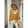 thumbnail image 4 of Richie House Women's Open Front Cardigan Long Sleeve Sweater with Pockets XS-XL ARH2063-A-L, 4 of 5