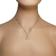 thumbnail image 3 of 925 Sterling Silver CZ Letter Initial "Y" Pendant Necklace - Y, 3 of 4