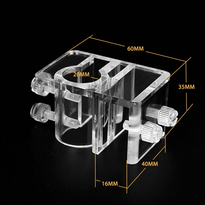 Aquarium Inflow Outflow Tube Holder Acrylic Mount Aquarium Fixing ...