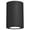Black, variant on WAC Lighting Tube 11.75" Wet Rated LED Flush Mount 2700K Spot Beam in Bronze