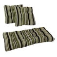 thumbnail image 1 of Coussins Capitonnés Carrés pour Causeuse d'Extérieur en Polyester Filé (Ensemble de 3), 1 of 2