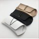 thumbnail image 2 of Estuche para gafas de 3 piezas, estuche para gafas de sol de cuero sintético suave y portátil, bolso simple para gafas para mujeres y niñas (negro, blanco y dorado), 2 of 2