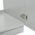 thumbnail image 2 of Ariel Hamlet 30 In. Oval Sink Bathroom Vanity With Carrara White Quartz Countertop 1.5 Edge In Grey, 2 of 9