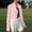 Pink, variant on XPMWRP Womens Mandarin Collar Partial Placket Cropped Long Sleeve Sun Protection Athletic Shirt With Thumb Hole Cuffs Green Free Size