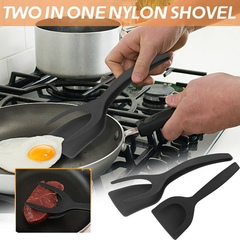 Silicone Multifunctional 2 in 1 Non Stick Omelet Flipper Egg