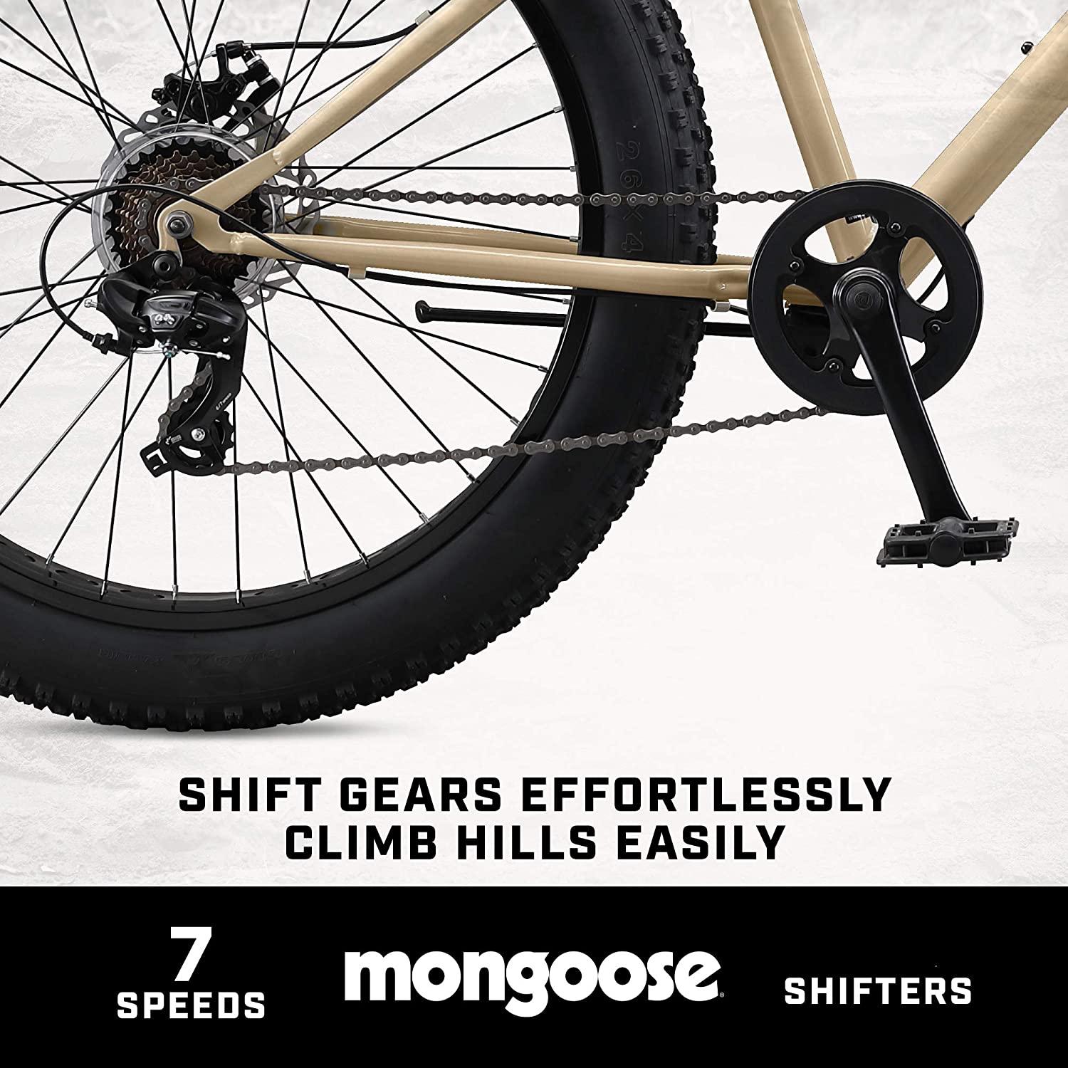 Mongoose 26 In. Malus Fat Tire Bicycle - image 5 of 7