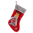thumbnail image 2 of GUOOL Christmas Xmas Party Tree Hanging Ornament Snowman Santa Elk Stockings Socks Bag, 2 of 8