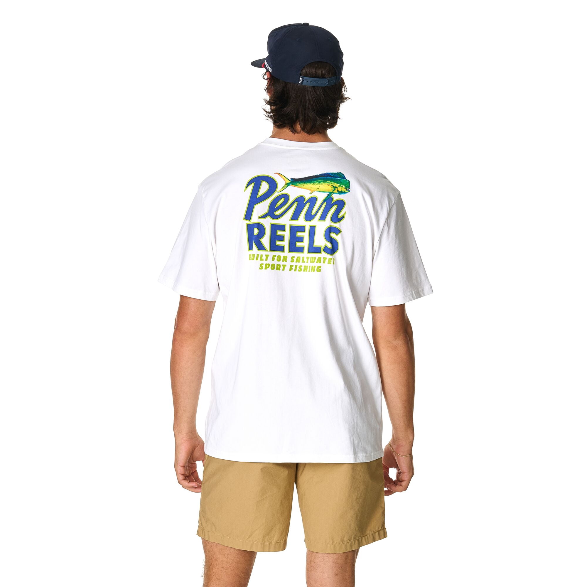 PENN Mahi Built For Salt Short Sleeve T-Shirt, White, Size XXL