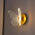 thumbnail image 2 of LED Wall Sconces Light : 3 Colors Dimming Sconces Wall Lighting,Gold Butterfly Wall Lights for Bedroom,LED Night Light for Living Room Dining Hallway Decor,Wall Lights Wireless, 2 of 7