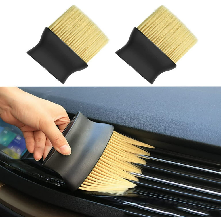 Car Detailing Brush Multipurpose Automotive Crevice Cleaning Brush