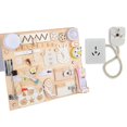 thumbnail image 3 of lionlar Busy Board DIY Accessories Fine Motor Skills Development Activity Busy board for 3 Holes Adapter, 3 of 6